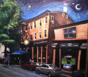 Works by West Chester artist John Hannafin, many of which feature area landmarks, will be on display at the Chadds Ford Gallery starting on Friday.