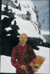 “Portrait of Rockwell Kent” by Jamie Wyeth is one of the paintings on display at the Brandywine River Museum for the exhibit, “Jamie Wyeth, Rockwell Kent, and Monhegan,” which runs through Nov. 17.