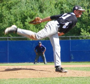 Alex Pechin turned in a strong, complete game performance, but was outdueled by Panama's Javier Garcia, as the KAU Kings lost in the championship game of the Senior League World Series 2-1, Saturday. Tony Consiglio photo.