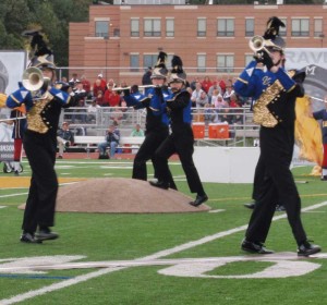 After hosting a number of top area high school marching bands in its annual March on the Brandywine competition, Oct. 19, Unionville High School Marching Band will perform an exhibition of its 2013 show, “Amusement Park."