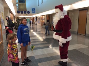Santa sighting at KMS- Principals Carr, DeAngelis and Hritz have you been naughty or nice?