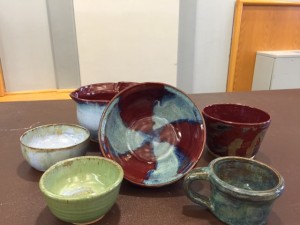 KHS pottery students' richly colored creations