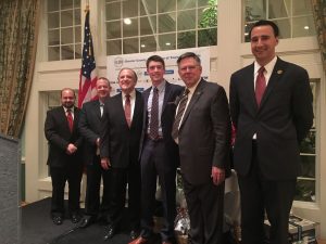 Robert Kagel, Director, Chester County Department of Emergency Services; Representative Dan Truitt; Senator Andy Dinniman; Ethan Healey; Ernie Holling, President, CCATO; Congressman Ryan Costello.